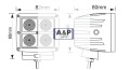 LAMPA ROBOCZA (SPOT) LED 4X4W 1200 LUMENÓW 12-24V-7778