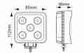 LAMPA ROBOCZA (SPOT) LED 5X3W  975 LUMENÓW 12-24V-7785