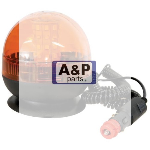 LAMPA BŁYSKOWA KOGUT LEDOWA 12V/24V NA MAGNES-7875