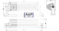 PANEL LED 20X3W 4200 LUMENÓW HIGH POWER CREE -4473