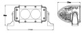 PANEL LED 2X10W 1800 LUMENÓW HIGH POWER CREE-4488