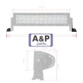 PANEL 4D LED SPOT COMBO 72W OSRAM 24 LED 3360 LUM -7830