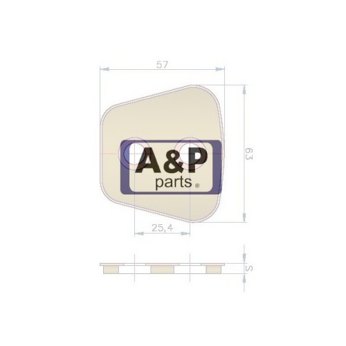 SPIEK CERAMICZNY CEMARAL AP101 TARCZY SPRZĘGŁA-2850