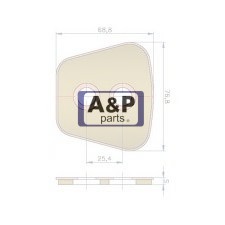 SPIEK CERAMICZNY CEMARAL AP111 TARCZY SPRZĘGŁA-2852