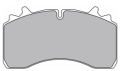 KLOCKI HAMULCOWE BRAKE PADS FEDERAL JPN WVA 29162 -6875