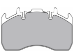 KLOCKI HAMULCOWE BRAKE PADS FEDERAL JPN WVA 29173