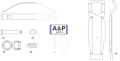 KLOCKI HAMULCOWE BRAKE PADS FEDERAL JPN WVA 29158-6888
