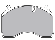 KLOCKI HAMULCOWE BRAKE PADS FEDERAL JPN WVA 29195-6896