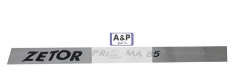 EMBLEMAT NAKLEJKA ZETOR PROXIMA 85 LEWA 65802015-25351