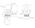 SIEDZENIE UNIWERSALNE MECHANICZNE AMORTYZOWANE -5303