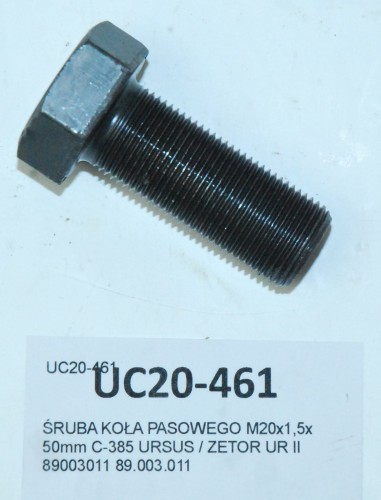 ŚRUBA KOŁA PASOWEGO M20x1,5x 50mm C-385 89003011-26476