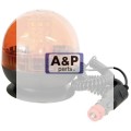LAMPA BŁYSKOWA KOGUT LEDOWA 12V/24V NA MAGNES-7875
