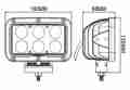 LAMPA ROBOCZA (SPOT) LED 6X10W 1680 LUMENÓW  9-32V-7795
