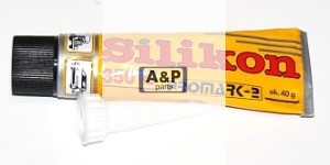 SILIKON WYSOKOTEMPERATUROWY CZARNY 40g