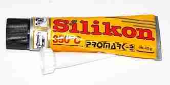 SILIKON WYSOKOTEMPERATUROWY CZARNY 40g-16228