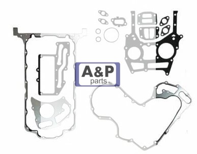 ZESTAW USZCZELEK DÓŁ SILNIKA JCB TIER 2  METALOWY-6991