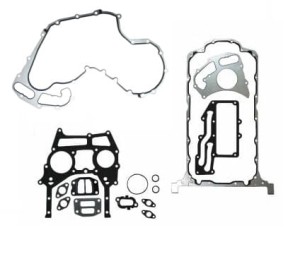 ZESTAW USZCZELEK DÓŁ SILNIKA JCB TIER 2  METALOWY