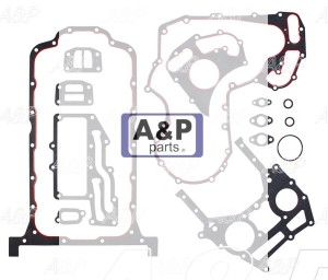 ZESTAW USZCZELEK DÓŁ SILNIKA JCB