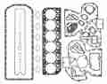 FULL GASKET SET /ZESTAW USZCZELEK SILNIKA RE526965-12592