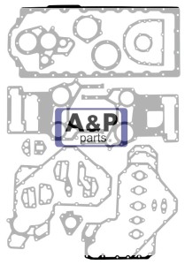 BOTTOM GASKET SET ZESTAW USZCZELEK  PERKINS 1006.6