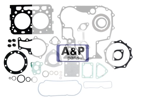 ZESTAW USZCZELEK SILNIKA KUBOTA 2-CYLINDROWY-7445