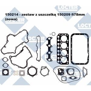 ZESTAW USZCZELEK SILNIKA MITSUBISHI K4E 78MM
