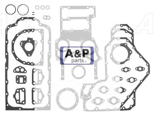 ZESTAW USZCZELEK U5LB0152 DOLNY SERIA 1000 CV-1009