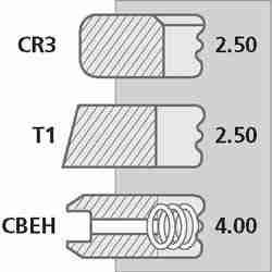 PIERŚCIENIE 4181A019 PERKINS 100 MM 2,5X2,5X4-3069