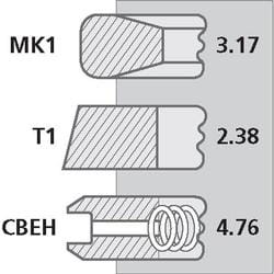 PISTON RINGS /PIERŚCIENIE 41158005 PERKINS 98.48MM