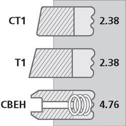 PIERŚCIENIE TŁOKOWE PERKINS 41158144 AT3.152 