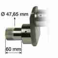 WAŁ KORBOWY TURBO PERKINS 4-CYLINDROWY /GM/1112-8616