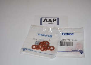 PODKŁADKA WTRYSKU ORIGINAL PERKINS 7x15,5 x1,6mm 