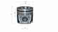 PISTON BODY /TŁOK SILNIKA WEICHAI DEUTZ WP4D66E200-20234