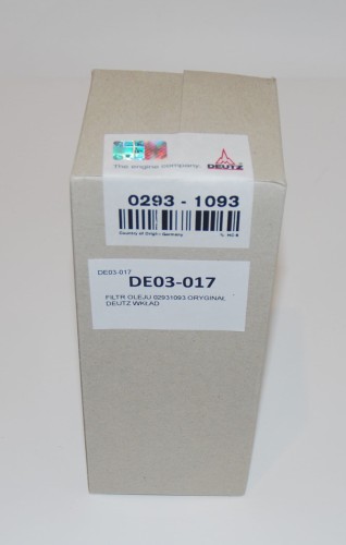 FILTR OLEJU 02931093 ORYGINAŁ DEUTZ WKŁAD  -23318