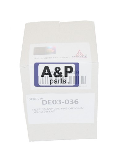 FILTR PALIWA 02931449 ORYGINAŁ DEUTZ WKŁAD -23320