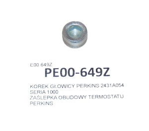 KOREK GŁOWICY PERKINS 2431A054 SERIA 1000
