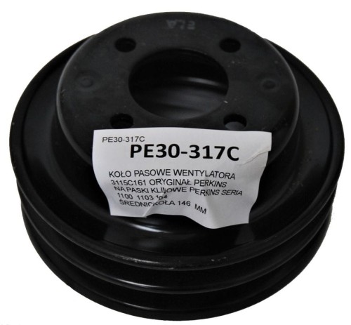 KOŁO PASOWE WENTYLATORA ORYGINAŁ PERKINS 146MM-24294