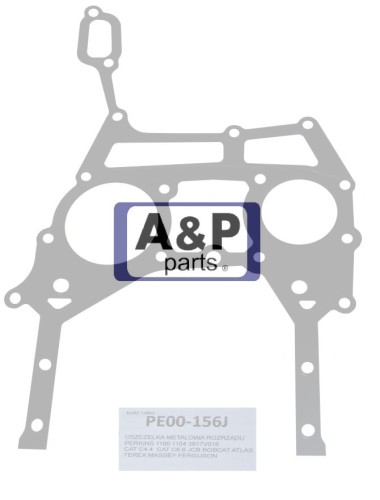 USZCZELKA METALOWA ROZRZĄDU PERKINS 1100 3617V016-24965