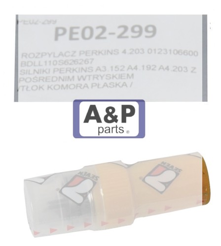 ROZPYLACZ PERKINS 4.203 0123106600 BDLL110S6267-24972
