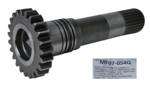 SHAFT WAŁEK MULTI POWER 23 TEETH 25 SPLIN 93MM
