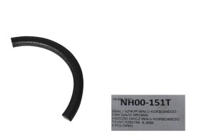 SEAL / SZNUR WAŁU KORBOWEGO CNH DAVID BROWN 