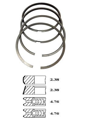 PIERŚCIENIE PERKINS 41158137 V8.540 107,95 MM 108M-25512