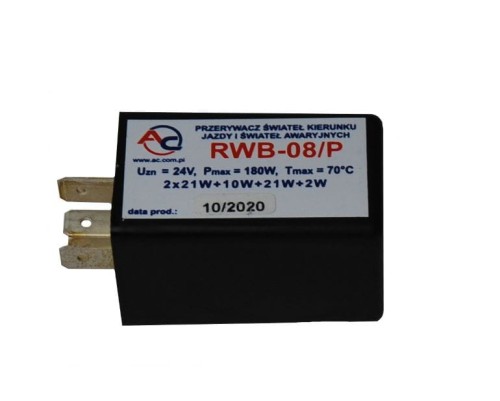 PRZERYWACZ ŚWIATEŁ I KIERUNKU JAZDY RWB-08/P 24V-25543