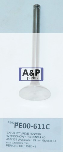 EXHAUST VALVE /ZAWÓR WYDECHOWY PERKINS 4.4D-25968