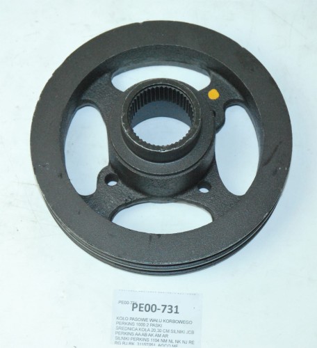 KOŁO PASOWE WAŁU KORBOWEGO PERKINS 1000 2 PASKI -25993