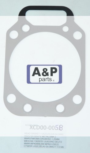 USZCZELKA GŁOWICY WEICHAI DEUTZ METALOWA 1,25MM-25975