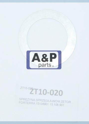 PODKŁADKA SPRZĘGŁA WOM ZETOR 15108901-26015
