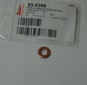 PODKŁADKA WTRYSKIWACZA 2mm ORYGINAŁ ZETOR 936398