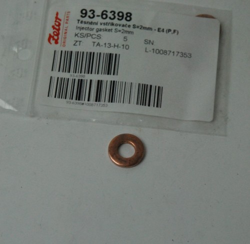 PODKŁADKA WTRYSKIWACZA 2mm ORYGINAŁ ZETOR 936398-26234