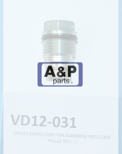 FUEL PRESSURE RELIEF VALVE / ZAWÓR BEZPIECZEŃSTWA -26336